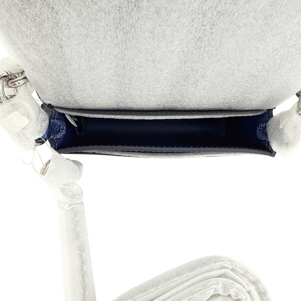KATE SPADE New York Natasha Metallic Leather Chain Compact Wristlet in Navy - Picture 4 of 5